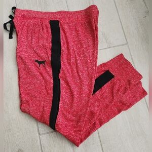 PINK Victoria's Secret Red and Black Sweatpants
